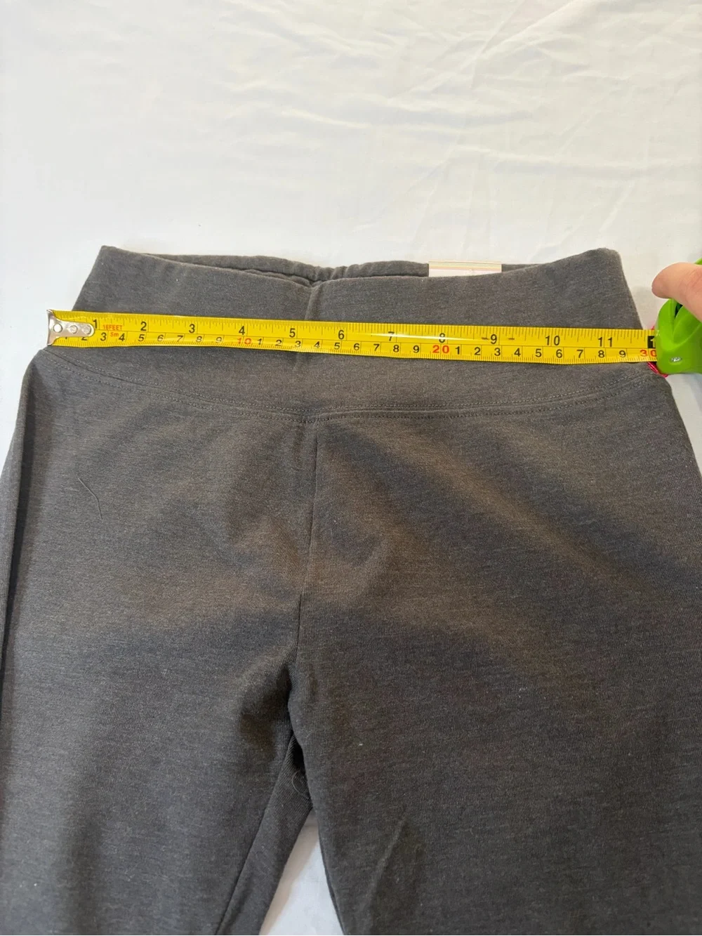 Lot of 4 Justice Girls' Dark Gray Leggings New Everyday Solid Size L 12/14